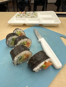 Sushi Making With Chef Pao at a Local Brewery Review Photo from Cooking Class in Minneapolis 11 12