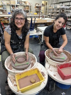 Wheel Throwing Basics - 24th St Studio Review Photo from Pottery Class in San Francisco