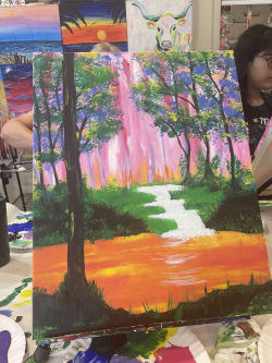 Escape Into Nature's Dream Review Photo from Paint and Sip in Denver 4