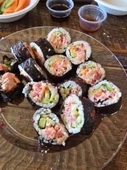 Glitter Sushi & Girl Power: A Galentine’s Culinary Party Review Photo from Cooking Class in Baltimore 5 6 7