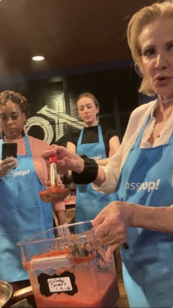 Make Pink Pasta With Chef Emmanuelle Review Photo from Cooking Class in Las Vegas 4