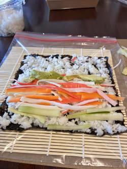 Make Sushi Rolls With Chef Birdie Review Photo from Cooking Class in Sacramento 9