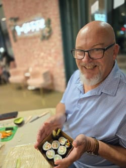 Make Sushi Rolls With Chef Birdie Review Photo from Cooking Class in Sacramento