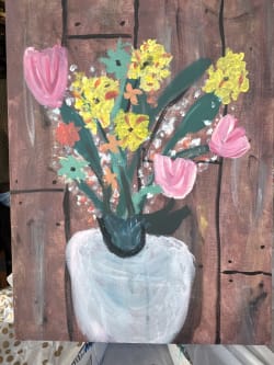 Rustic Charm Review Photo from Paint and Sip in Atlanta