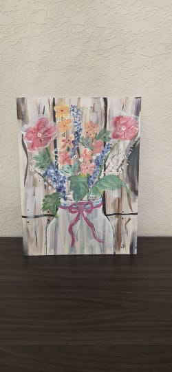 Rustic Charm Review Photo from Paint and Sip in Orlando