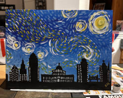 Starry Night Review Photo from Paint and Sip in Sacramento