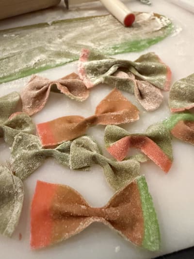 Craft Tri-Colored Handmade Pasta Review Photo from Cooking Class in Tucson 2 3