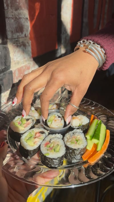Glitter Sushi & Girl Power: A Galentine’s Culinary Party Review Photo from Cooking Class in Baltimore 2