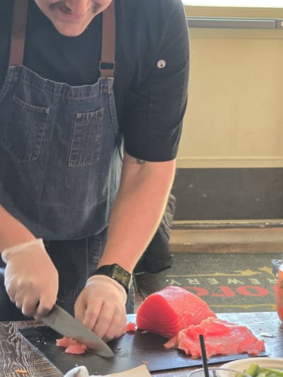 Glitter Sushi & Girl Power: A Galentine’s Culinary Party Review Photo from Cooking Class in Baltimore 5 6