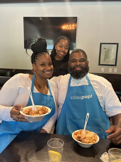 Pasta Making With Chef Tiore at a Local Brewery Review Photo from Cooking Class in Charlotte 2
