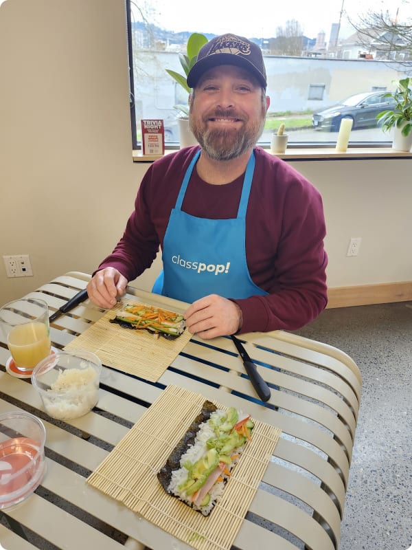 Craft Heart-Shaped Sushi With Chef Sarah Review Photo from Cooking Class in Portland 3