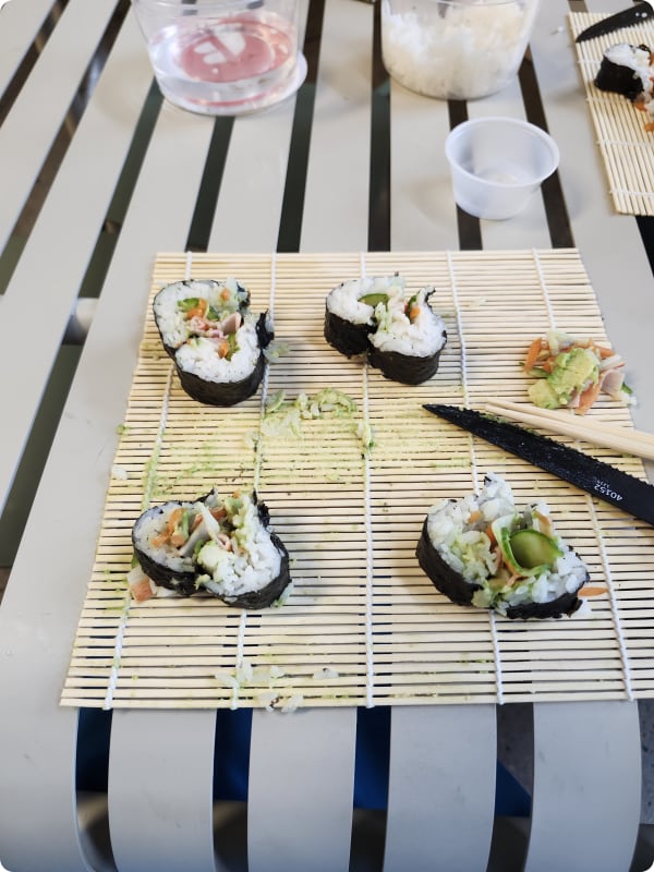 Craft Heart-Shaped Sushi With Chef Sarah Review Photo from Cooking Class in Portland 4
