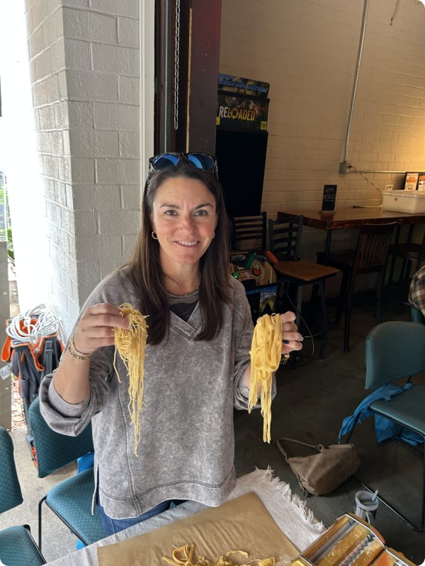 Pasta Making With Chef Lucas at Local Craft Beer Bar Review Photo from Cooking Class in Raleigh 3