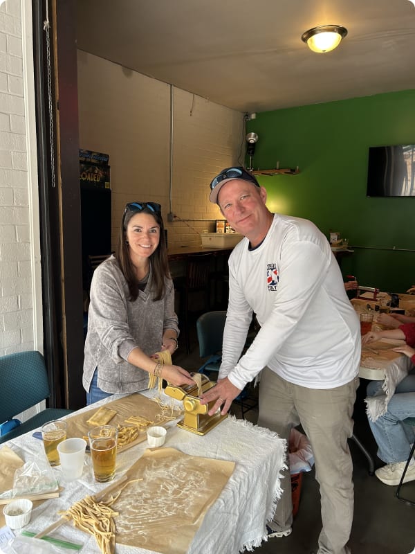 Pasta Making With Chef Lucas at Local Craft Beer Bar Review Photo from Cooking Class in Raleigh 4