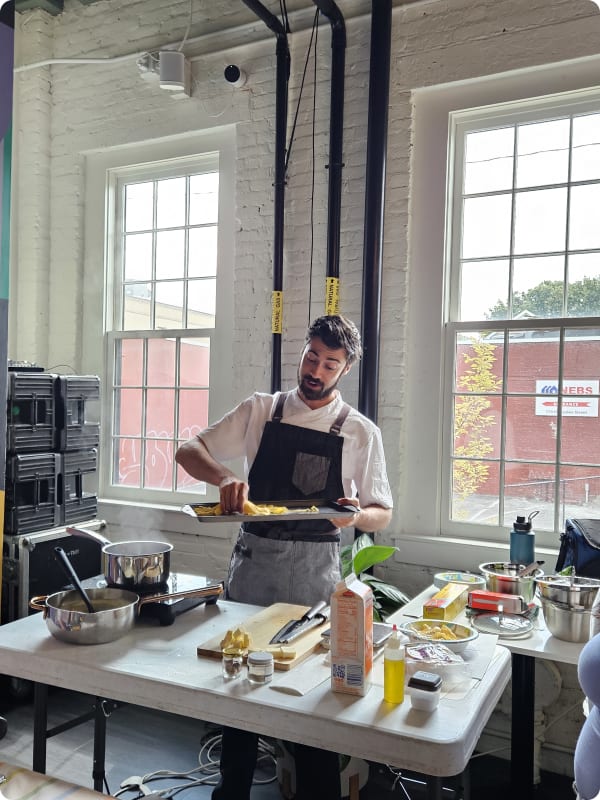Make Epic Fettuccine and Creamy Alfredo Review Photo from Cooking Class in Boston 2