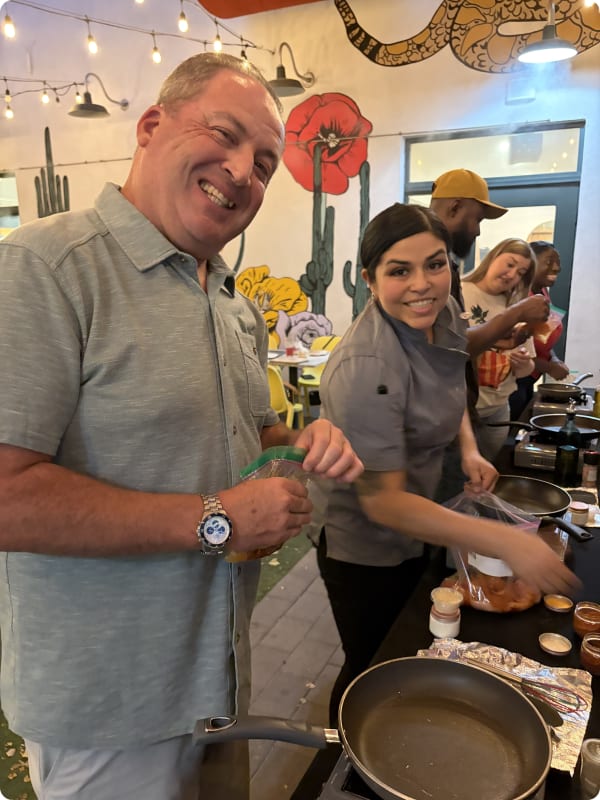 Make Pasta Alfredo With Chef Maricarmen Review Photo from Cooking Class in Phoenix 17