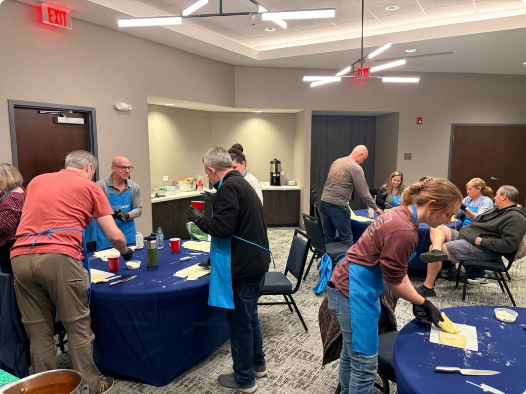 Pasta Making for Groups in Charlotte - Private Event Review Photo from Team Building Activity in Boston 2