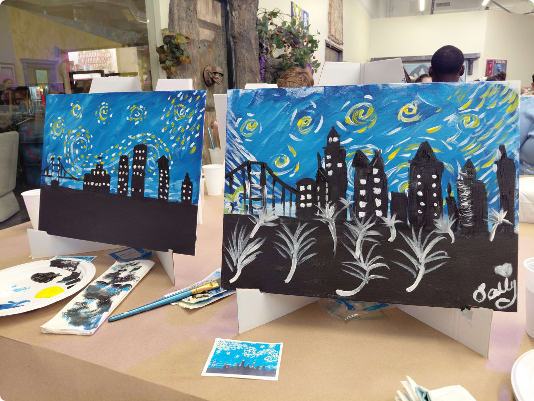 Starry Night Review Photo from Paint and Sip in Orlando