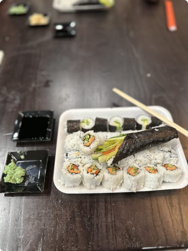 Sushi Making With Chef Tiore Review Photo from Cooking Class in Charlotte