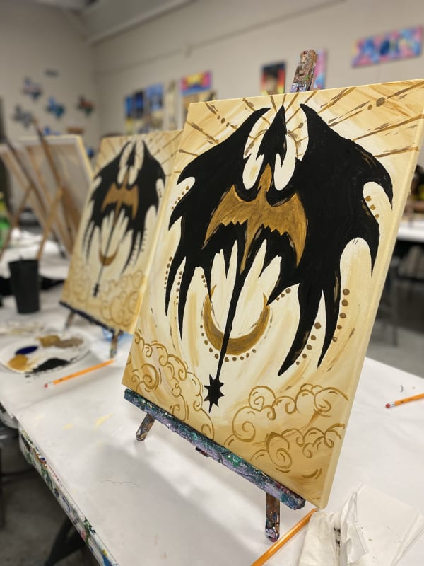Paint and Sip - Fearless Fantasy Dragons - Austin | Classpop!