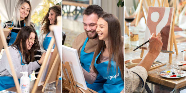 View the collection of Christmas paint and sip events in Boston, MA