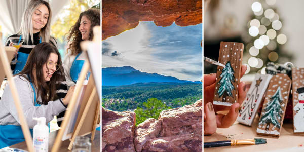 View the collection of Christmas paint and sip events in Colorado Springs, CO