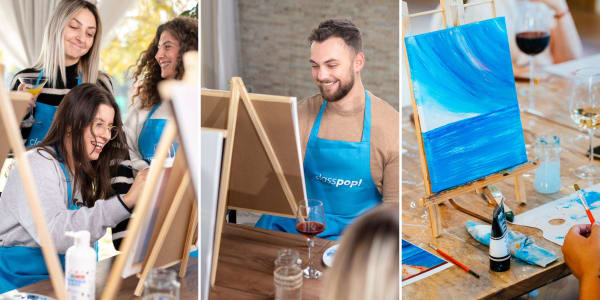 View the collection of Christmas paint and sip events in Indianapolis, IN