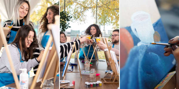 View the collection of Christmas paint and sip events in Orange County, CA