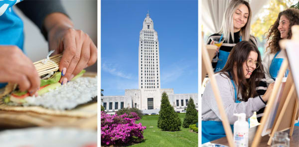 View the collection of classes in Baton Rouge, LA