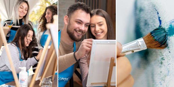 View the collection of paint and sip events in Kenosha, WI