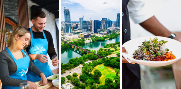 View the collection of Pescatarian cooking classes in Austin, TX