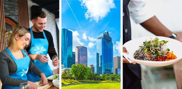 View the collection of Pescatarian cooking classes in Houston, TX