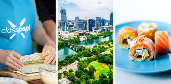 View the collection of Sushi Making cooking classes in Austin, TX