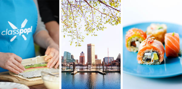 View the collection of Sushi Making cooking classes in Baltimore, MD