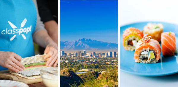 View the collection of Sushi Making cooking classes in Phoenix, AZ