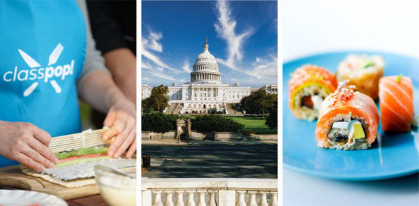 View the collection of Sushi Making cooking classes in Washington, D.C., DC