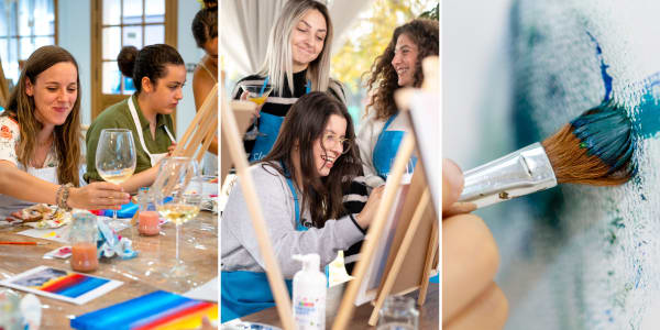 View the collection of paint and sip events in New Orleans, LA