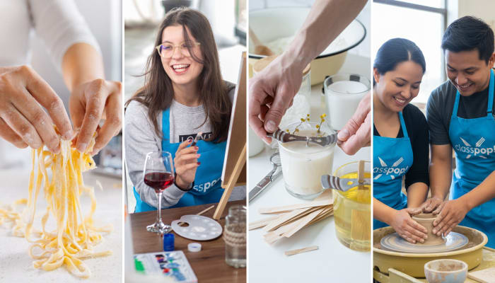 Top-rated cooking classes, paint and sip events and more