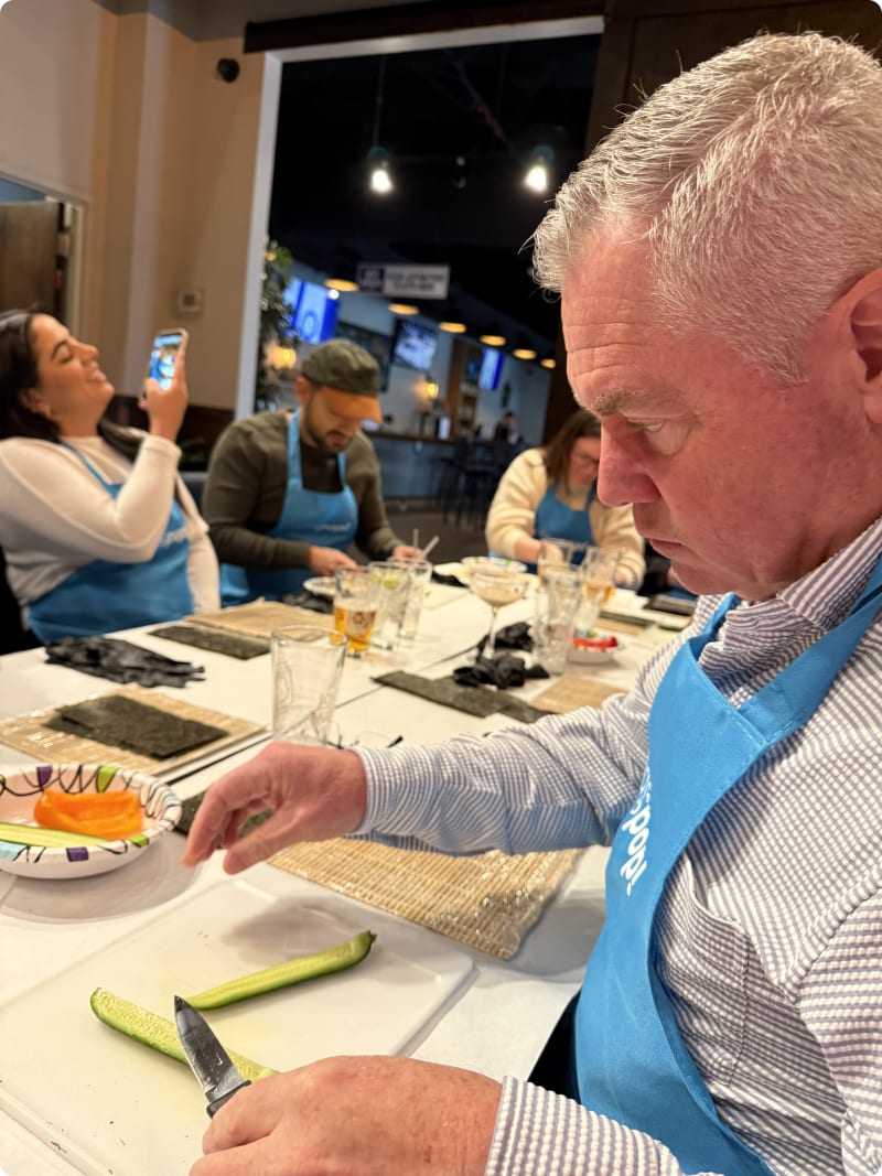 Sushi Making With Chef Tiore at a Local Brewery Review Photo from Cooking Class in Charlotte 7