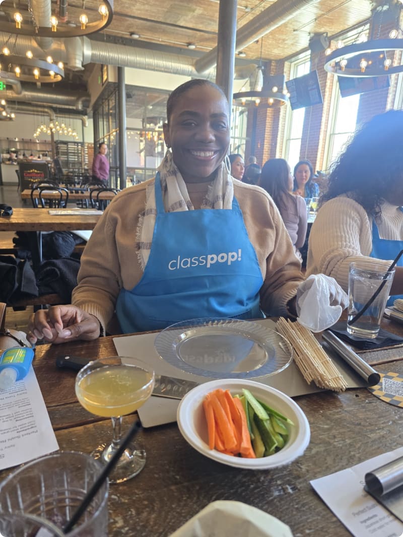 Glitter Sushi & Girl Power: A Galentine’s Culinary Party Review Photo from Cooking Class in Baltimore 5