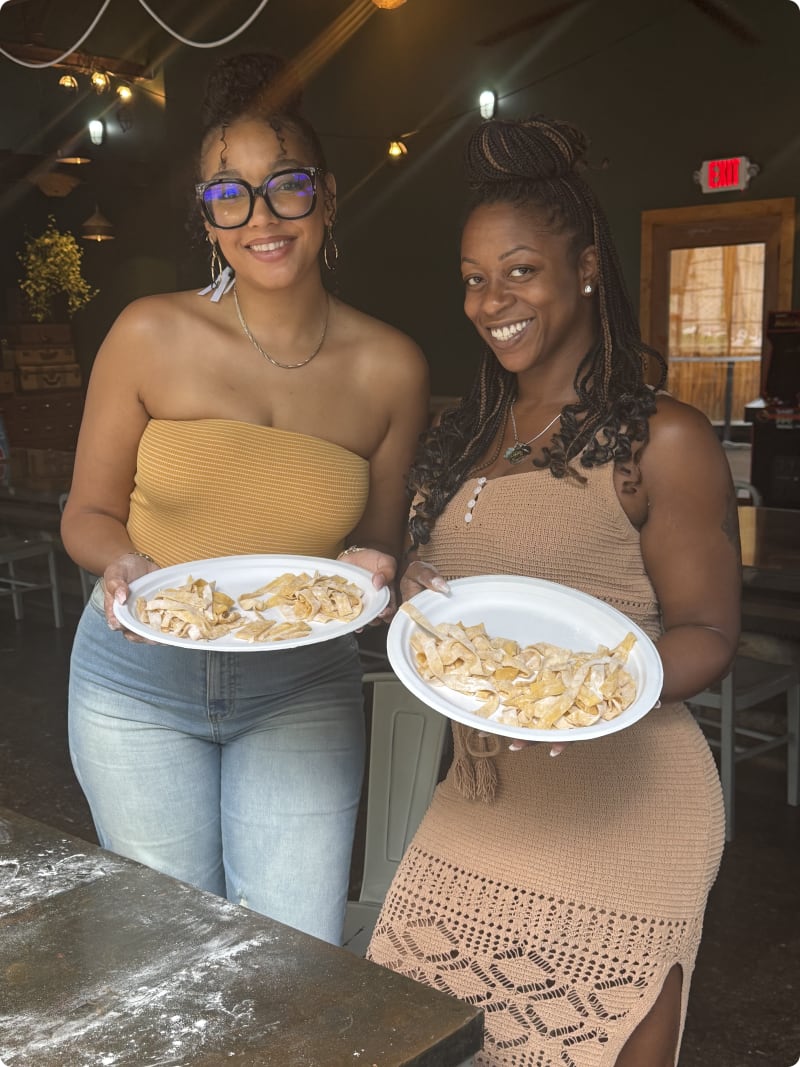 Handmade Fettuccine Pasta and Sauce Review Photo from Cooking Class in Atlanta
