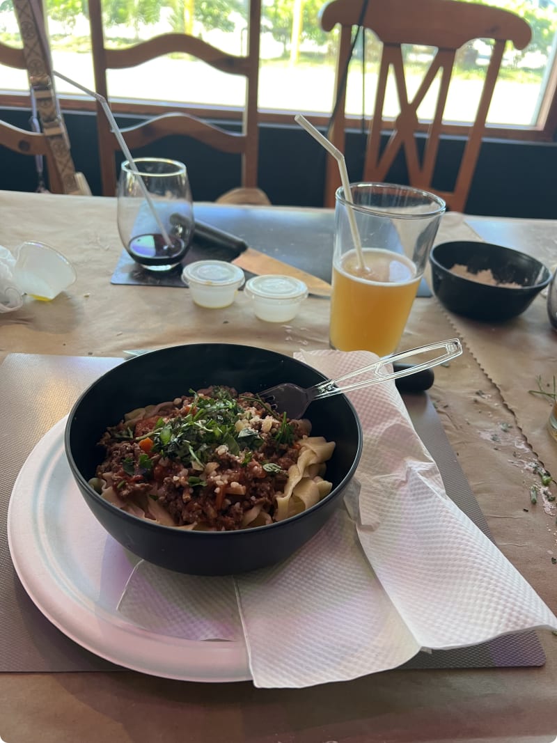 Make Fresh Tagliatelle and Bolognese Review Photo from Cooking Class in Fort Lauderdale