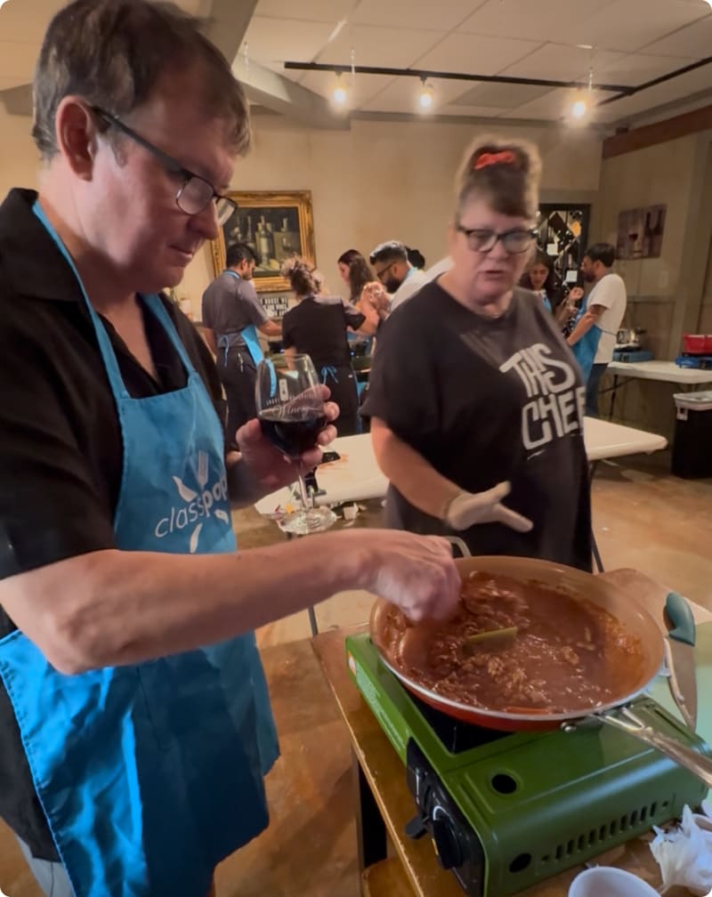 Make Italian Bolognese Pasta With Chef Deanna Review Photo from Cooking Class in Dallas 6