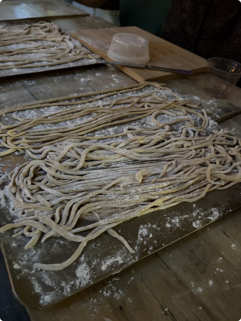 Make Tuscan Pici Pasta at an Open-Air Beer Garden Review Photo from Cooking Class in Philadelphia
