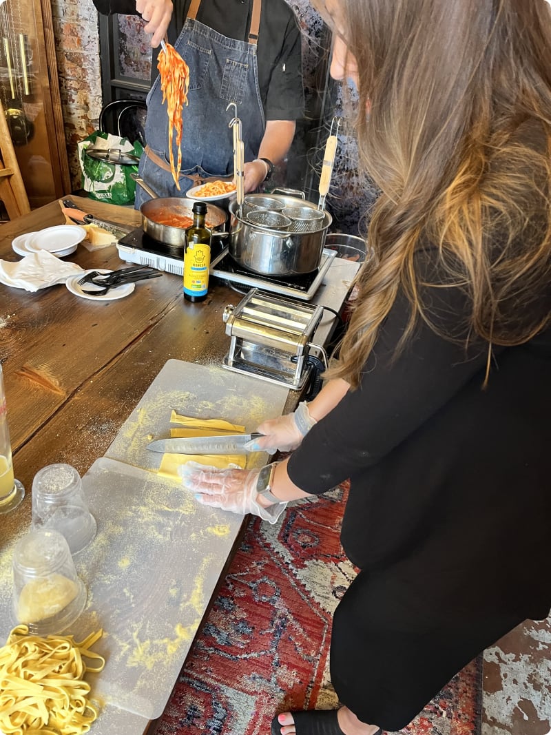 Pasta Making With Chef Jesse at a Local Brewery Review Photo from Cooking Class in Baltimore