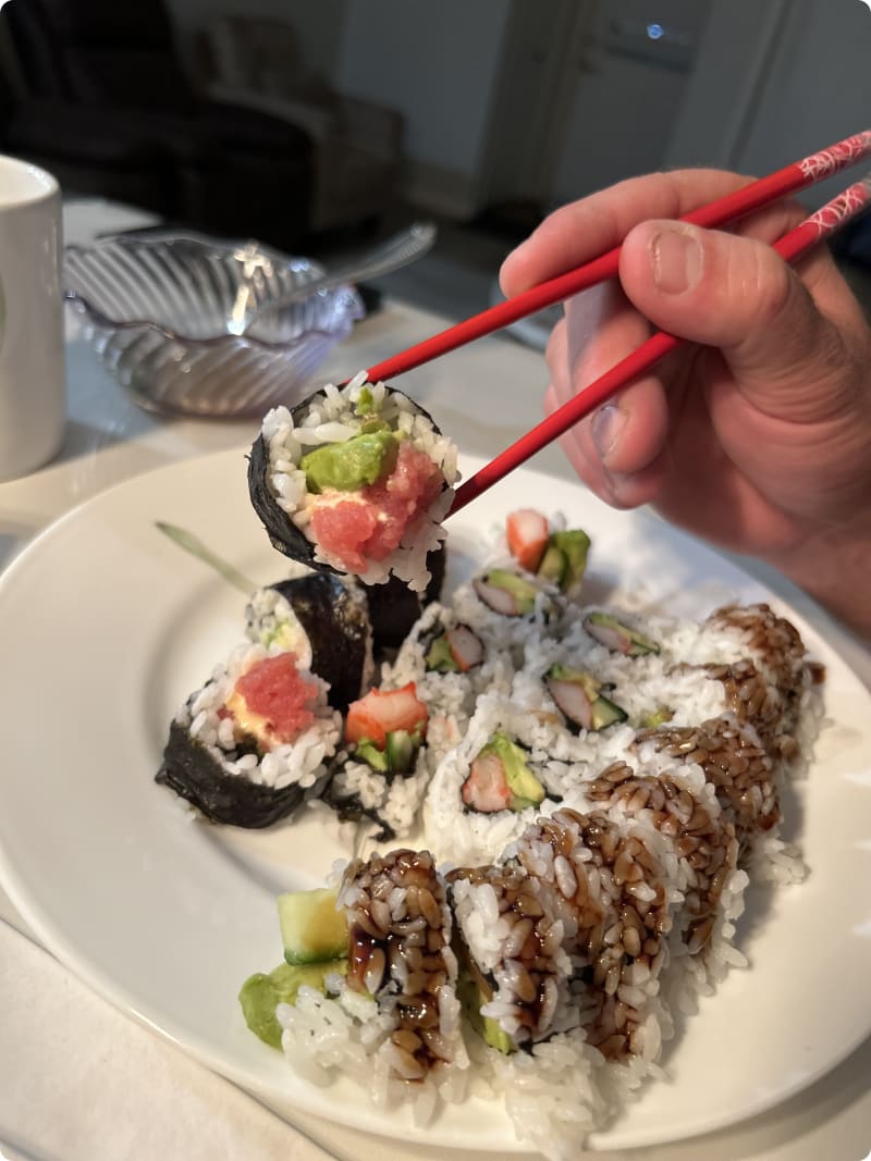 Traditional Handmade Sushi Review Photo from Cooking Class in Minneapolis 4