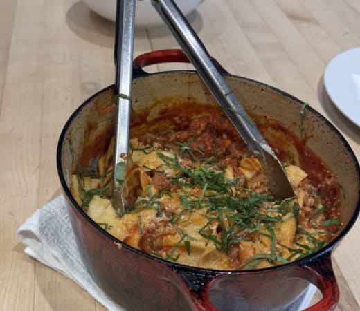 Homemade Crafted Pasta Review Photo from Cooking Class in NYC 2
