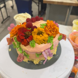 Make an Elegant Layered Cake Review Photo from Cooking Class in Bay Area
