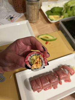 Surf and Turf Sushi Review Photo from Cooking Class in Washington, D.C.