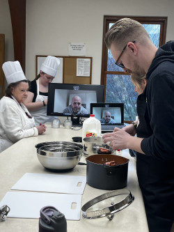 Homemade Cannelloni and Panna Cotta Review Photo from Online Cooking Class 2
